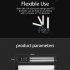 RGB Photographic Video Lights 360   Full Color Portable Photography Lighting 2700 7500K Dimmable Camera Lamp black
