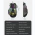 RGB Wired Gaming Mouse with 13 Lights RGB Backlit 12800 Dpi Adjustable Gaming Mice for Laptop PC Gamer Black