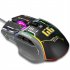 RGB Wired Gaming Mouse with 13 Lights RGB Backlit 12800 Dpi Adjustable Gaming Mice for Laptop PC Gamer Black