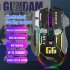 RGB Wired Gaming Mouse with 13 Lights RGB Backlit 12800 Dpi Adjustable Gaming Mice for Laptop PC Gamer Black