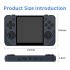 RGB30 Retro Handheld Game Console 4 0 Inch Screen 4100mah Rechargeable Battery Game Console Black 16gb 64gb