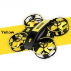 RH-821 08 Drone Mini Quadcopter Lighting UFO Drone Fixed Altitude Remote Control Aircraft Children Toys Yellow