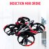 RH81 2 4G Gesture Remote Control Drone Infrared Sensor Induction Quadcopter Fixed Four axis Interactive Gesture Sensing Plane black