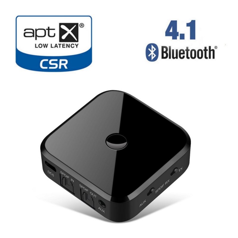 HIFI Wireless Adapter Bluetooth Receiver Transmitter Audio 3.5mm SPDIF Optical Fiber for Smartphone PC TV Headphone  