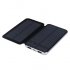 RIPA Monocrystalline Solar Panel Charger with 10000mAh battery capacity and two USB outputs lets you charge multiple devices on the go