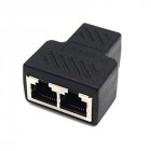 RJ45 Network 1 to 2 Ways Splitter Connector Wire Connector Universal Use