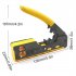 RJ45 Ratcheting Modular Data Cable Crimper Wire Cutter Practical Eliminates Accidental Contact Wire Stripper For Cat5 Cat6 Cat7 8P 8C RJ12 Standard 7SQ 712B wit