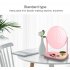 RK 36 Desk Lamp Type Fill Lighted Makeup Mirror with Selfie LED Light 360 Degree Adjustable