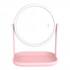 RK 36 Desk Lamp Type Fill Lighted Makeup Mirror with Selfie LED Light 360 Degree Adjustable