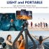 RK L11 Flexible DSLR Tripod with Foldable Ball Head Phone Mount Holder Mini Table Tripod