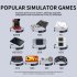 RK2023 Handheld Game Console with 3500mAh Rechargeable Battery 3D Joystick Video Game Controller Black 16GB 128GB