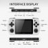 RK2023 Handheld Game Console with 3500mAh Rechargeable Battery 3D Joystick Video Game Controller Black 16GB 128GB