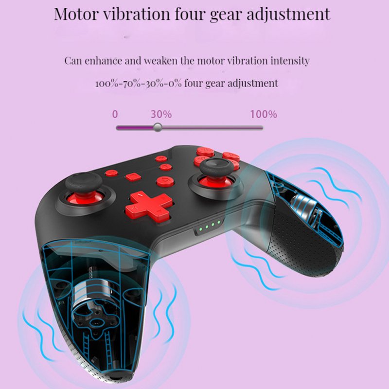 Wireless Game Controller Gamepad for Switch Pro Game Handle with Wake-Up Nfc Function 