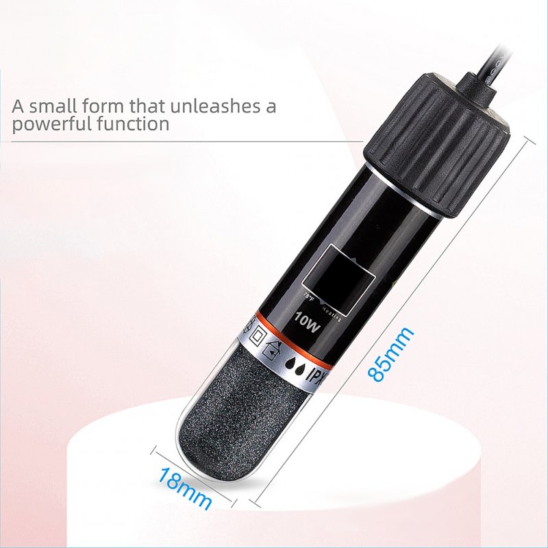 Mini Aquarium Heater 26 ° C Constant Temperature Submersible Small Fish Tank Heater Temperature Controller (USB-10W) 