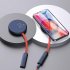 ROCK Wireless Charger 15W Double sided Indicator Light Fast Charging Pad Suction Cup for iPhone XS Max Huawei P30 Pro Xiaomi Mi9 blue