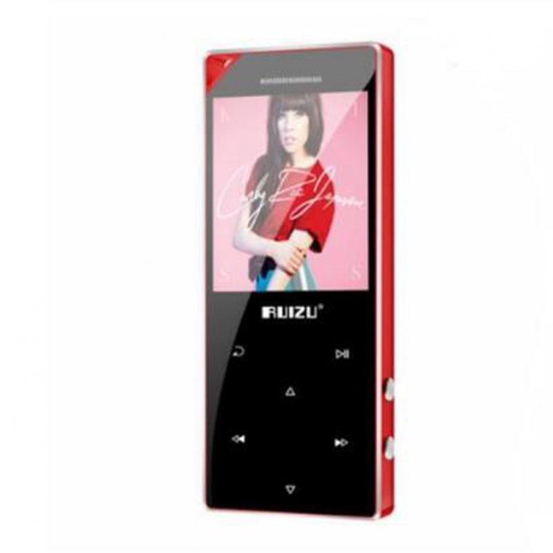 Original RUIZU D05 1.8 Inch Bluetooth MP4 Music Player Touch Screen Portable Digital MP3 Music Player with Speaker red