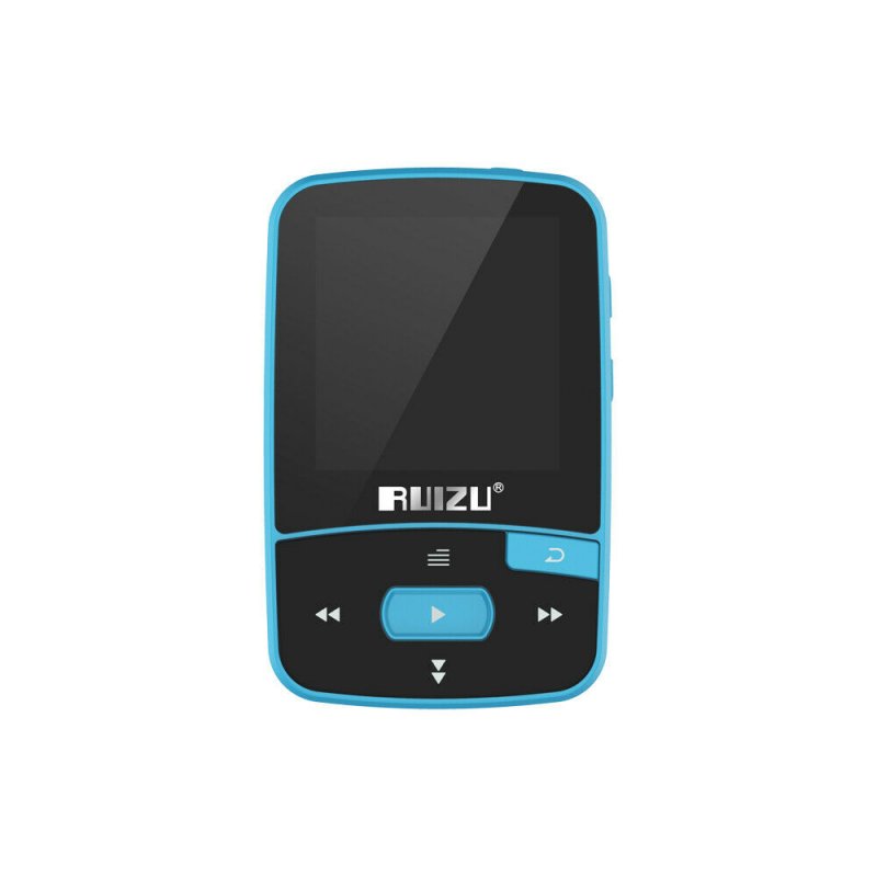 Original RUIZU X50 MP3 MP4 Music Player 1.5inch Screen Wireless Support Bluetooth4.0 300mAh Battery Lossless FM Radio APE/FLAC/WAV Blue