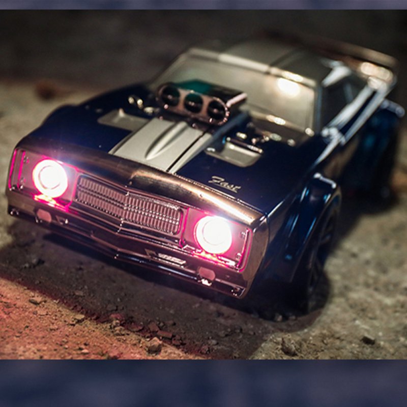 Scy 16303 1:14 2.4g RC Car 4wd Electric High Speed Off-road Drift Vehicle Flat Running Muscle Car with Led Light Red