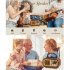 RX 628BTS AM FM Radio Operated By USB Cable Solar Panels Rechargeable Excellent Reception Portable Radio Multi function Retro Speaker Radio For Senior Running W