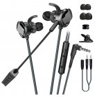 RX3 Pro Wired Earbuds In-Ear Headphones L-Shaped 3.5MM Jack Design Noise Isolating High Sound Earphones