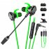 RX3 Pro Wired Earbuds In Ear Headphones L Shaped 3 5MM Jack Design Noise Isolating High Sound Earphones For School Students Women Men Green  3 5mm plug 