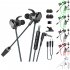 RX3 Pro Wired Earbuds In Ear Headphones L Shaped 3 5MM Jack Design Noise Isolating High Sound Earphones For School Students Women Men Green  3 5mm plug 