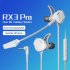 RX3 Pro Wired Earbuds In Ear Headphones L Shaped 3 5MM Jack Design Noise Isolating High Sound Earphones For School Students Women Men Green  3 5mm plug 