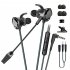 RX3 Pro Wired Earbuds In Ear Headphones L Shaped 3 5MM Jack Design Noise Isolating High Sound Earphones For School Students Women Men Green  3 5mm plug 
