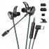 RX3 Pro Wired Earbuds In Ear Headphones L Shaped 3 5MM Jack Design Noise Isolating High Sound Earphones For School Students Women Men Green  3 5mm plug 
