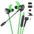 RX3 Pro Wired Earbuds In Ear Headphones L Shaped 3 5MM Jack Design Noise Isolating High Sound Earphones For School Students Women Men Green  3 5mm plug 