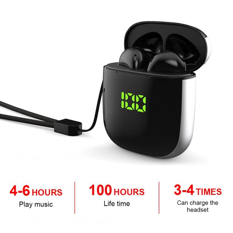 WK60 TWS Bluetooth Earphone Swearproof Earbuds Headset LED Display Wireless Charging Headphones i12 i18 i16 Max Pro TWS 