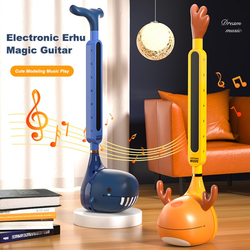 Funny Magic Sound Guitar Portable Synthesizer Electronic Musical Instrument Creative Children Gifts Toy 