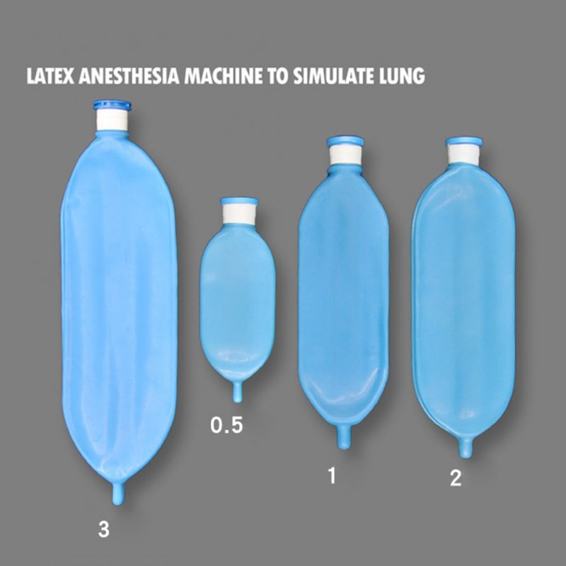 Latex Disposable Breathing Bag Reservoir Bag for Anesthesia Machine Respirator 