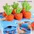 Rabbit Toys  Interactive Toys With 6 Small Carrots  Small Animals Interactive Chew Toys Supplies For Chinchilla  Hamster  Guinea Pig  Hedgehog Farm Pulled Radis