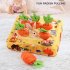Rabbit Toys  Interactive Toys With 6 Small Carrots  Small Animals Interactive Chew Toys Supplies For Chinchilla  Hamster  Guinea Pig  Hedgehog Farm Pulled Radis