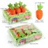 Rabbit Toys  Interactive Toys With 6 Small Carrots  Small Animals Interactive Chew Toys Supplies For Chinchilla  Hamster  Guinea Pig  Hedgehog Farm Pulled Radis