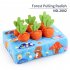 Rabbit Toys  Interactive Toys With 6 Small Carrots  Small Animals Interactive Chew Toys Supplies For Chinchilla  Hamster  Guinea Pig  Hedgehog Farm Pulled Radis