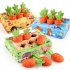 Rabbit Toys  Interactive Toys With 6 Small Carrots  Small Animals Interactive Chew Toys Supplies For Chinchilla  Hamster  Guinea Pig  Hedgehog Forest Pulled Rad