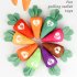 Rabbit Toys  Interactive Toys With 6 Small Carrots  Small Animals Interactive Chew Toys Supplies For Chinchilla  Hamster  Guinea Pig  Hedgehog Farm Pulled Radis