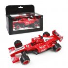 Racing Car Model F1 1:24 Scale Pull Back Cars Drop Resistant Lightweight Alloy Cars Toys For 4-6 Years Old red