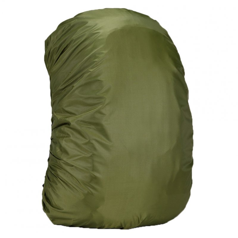 RainCover 35-80L Lightweight Waterproof Backpack Bag Rain Cover For Travel Bag ArmyGreen_45 liters (M)