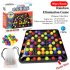 Rainbow Board Games For Kids Puzzle Magic Chess Board Game Color Matching Elimination Game Toy Set For Gifts 48 beads