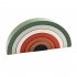 Rainbow Building Blocks Wooden Stacker Nesting Puzzle Blocks Color Shape Matching Puzzle Toys For Kids Gifts Mocha Brown