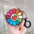 Rainbow Flower Headphone Cases for Apple Airpods 1 2 3 Silicone Earphone Cover Travel Storage