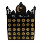 Ramadan Advent Calendar with Light 30 Days Eid Mubarak Table Lantern