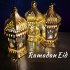 Ranadan Lantern Lamp Decoration Eid Iron Wind Lamp Pendant Arabic Lantern Light Section C 13   28cm
