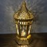 Ranadan Lantern Lamp Decoration Eid Iron Wind Lamp Pendant Arabic Lantern Light Section B 13   28cm