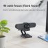 Rapoo C500 Webcam 4K FHD 2160P With Usb2 0 With Mic Adjustable Cameras With Cover For Live Broadcast PC Desktop Black