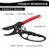 Ratchet Pruning Shears Handle Premium Gardens Clippers for Trimming Rose Floral Tree Live Plants Red Black