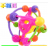 Rattle and Roll Ball Colorful Grab Big Shake Spin Ball Infant for 0 to 36 Months Baby